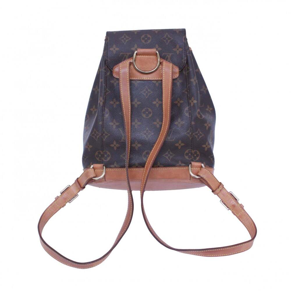 LOUIS VUITTON Authentic Brown Monogram Canvas Backpack - Picture 4 of 8